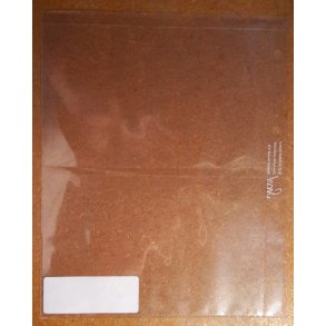 Syrefri plast A4-lommer t/ringbind, 2 lommer,10 stk.