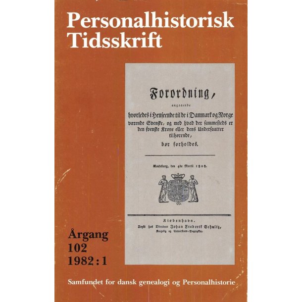 Personalhistorik Tidsskrift 1982:1