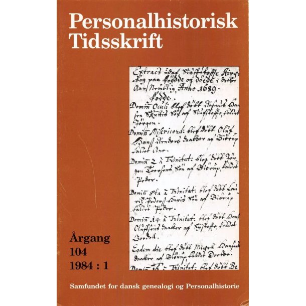 Personalhistorik Tidsskrift 1984:1