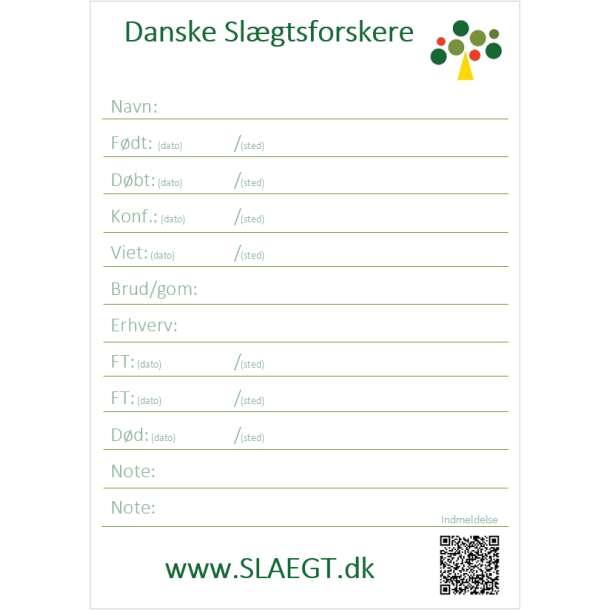Slgtsforskerens notesblok